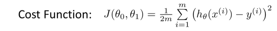 Cost function